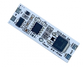 DC 5V-24V 5A LED Driver 0-100% Stepless PWM Dimmer Module 5000mA Switch Circuit Control Board